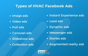 Types of HVAC Facebook Ads